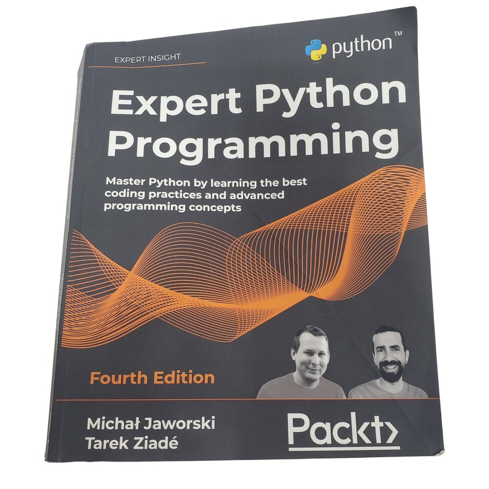 Packt Expert Python Programming Fourth Edition Michal Jaworski OS Black Good